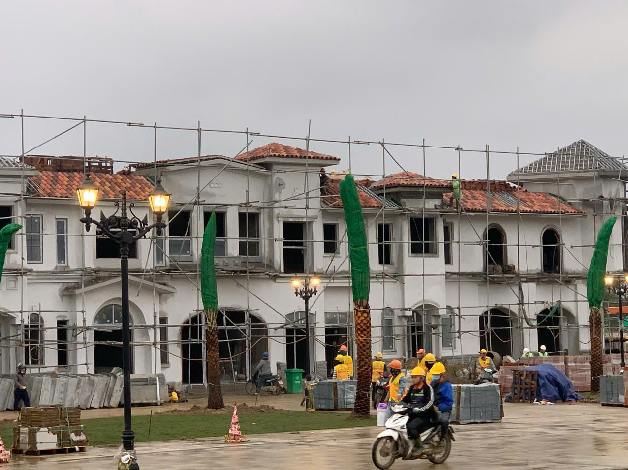 Dự án Vinpearl Land Cửa Hội sử dụng ngói Địa Trung Hải do Bảo Long cung cấp